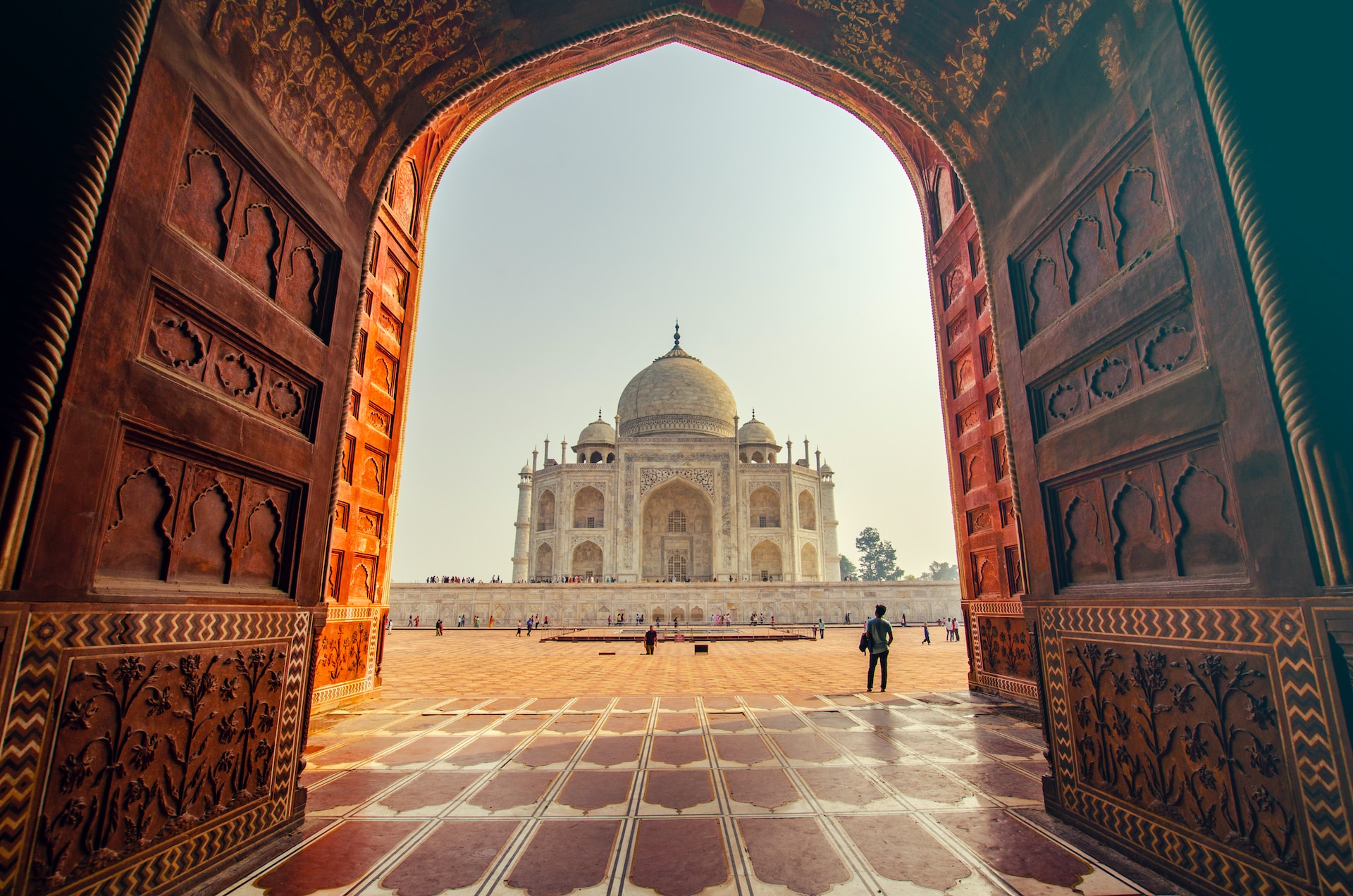 Taj Mahal widok 2